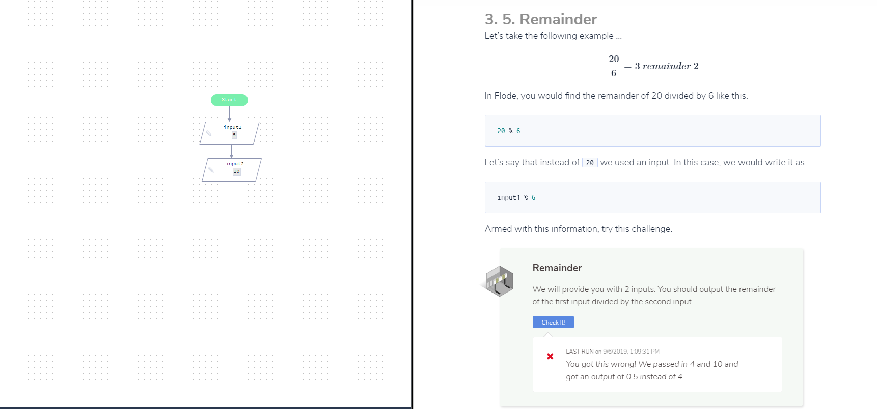 Solved 3. 5. Remainder Let's Take The Following Example... | Chegg.com