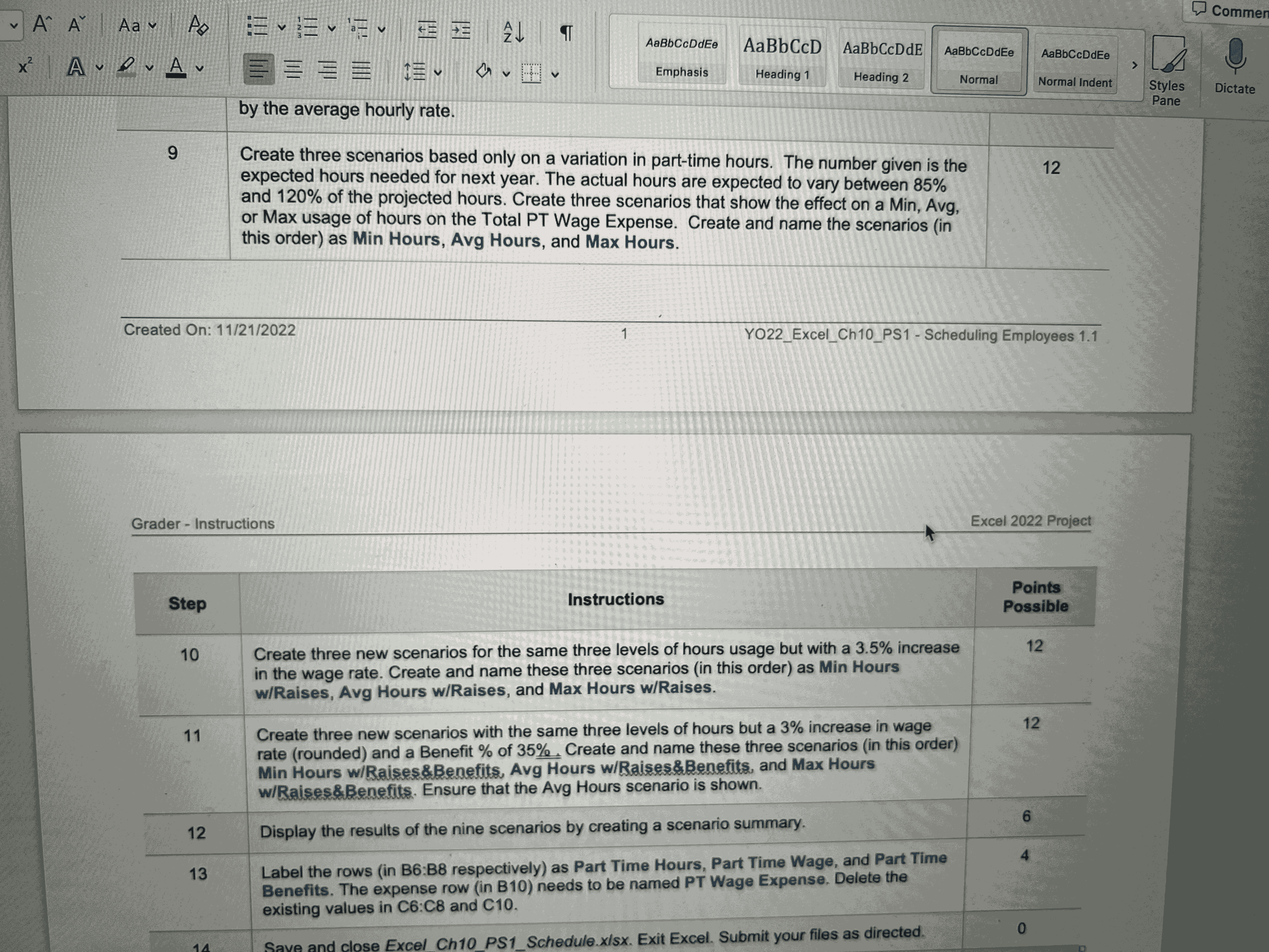 Solved Please help me with steps 9-13! It's an urgent | Chegg.com