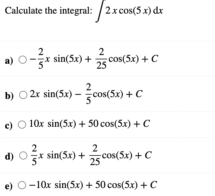 integration of dx upon 2 sin square x 5 cos square x