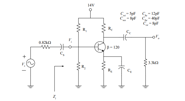 Solved Problem 2: Design a BJT amplifier that meets the | Chegg.com