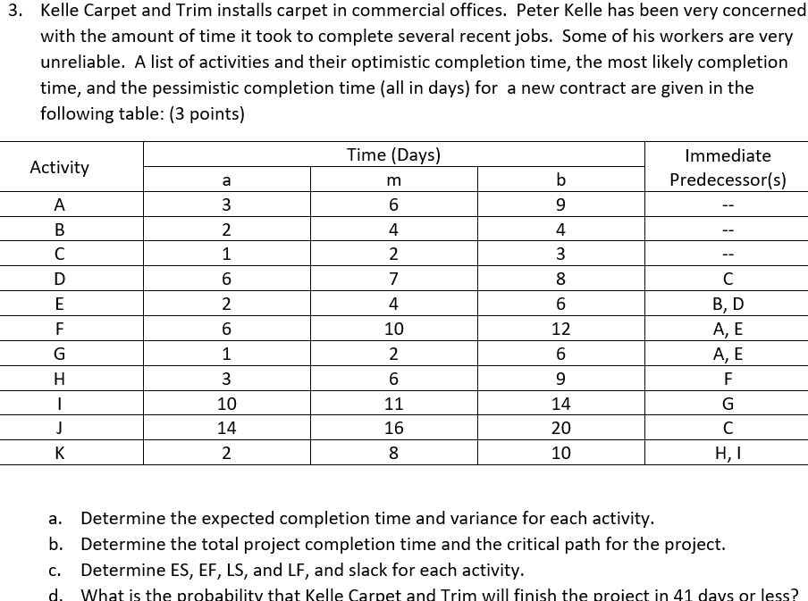 Solved Please Show ALL Calculations And Formula For A And B. | Chegg.com