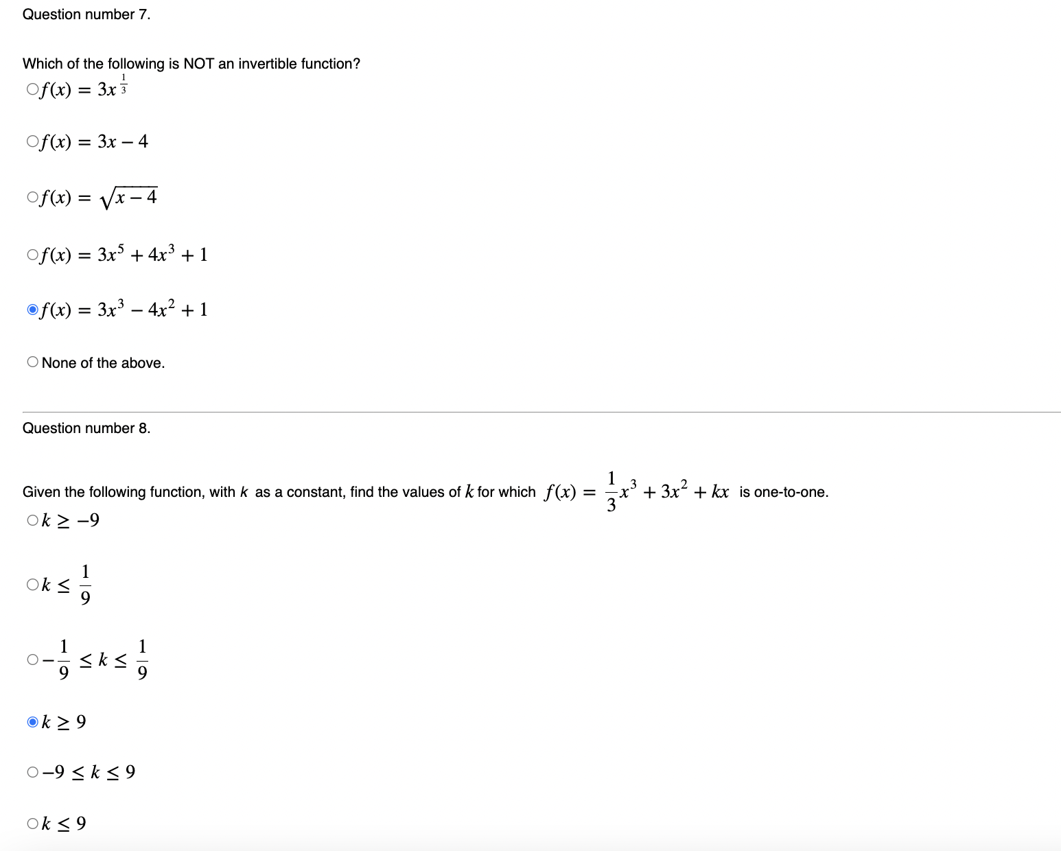 Solved Questions 7 ﻿and 8 ﻿please. | Chegg.com