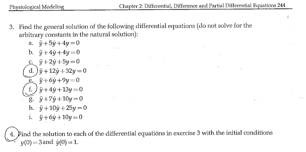 Solved 3. Find the general solution of the following | Chegg.com