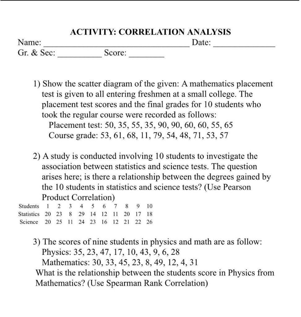 solved-name-gr-sec-activity-correlation-analysis-date-chegg