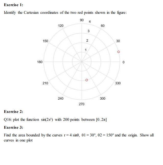 Cartesian Coordinate Exercise Solved Exercise 1: Identify the Cartesian coordinates of the | Chegg.com