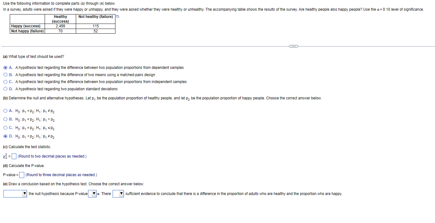 Solved Use the following information to complete parts (a) | Chegg.com