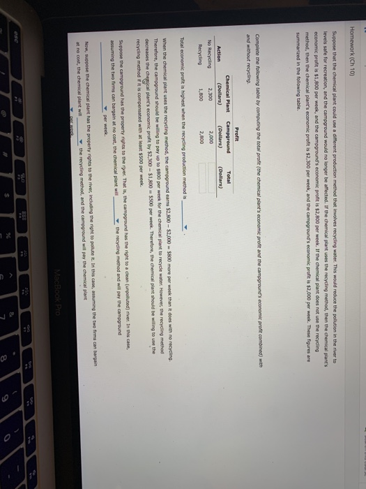 Solved Homework (Ch 10) Suppose that the chemical plant | Chegg.com