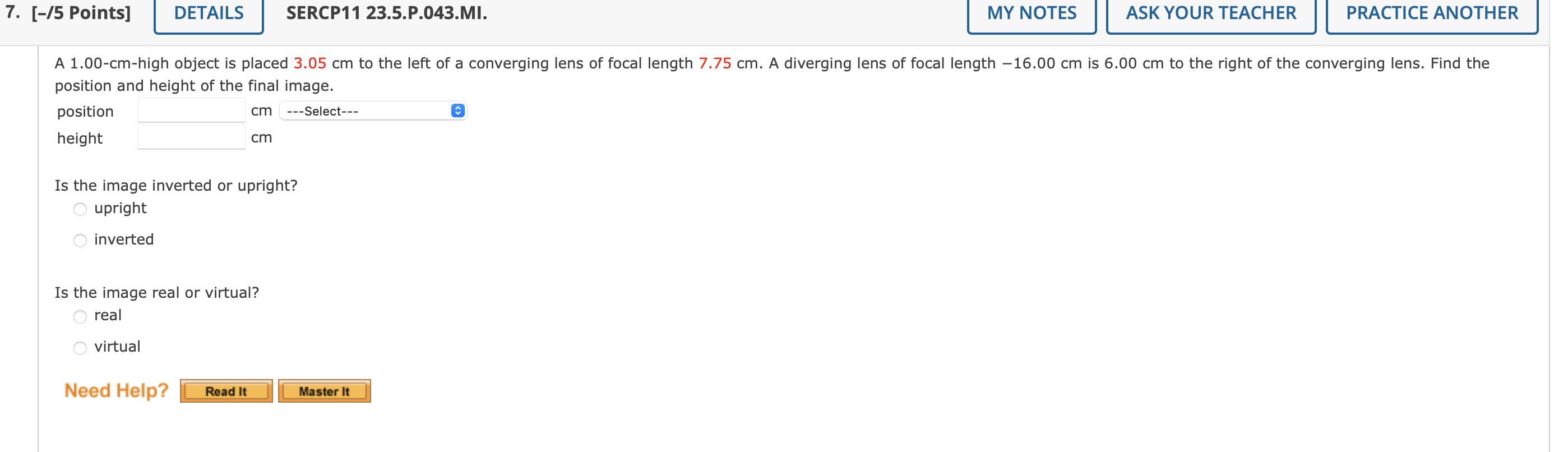 solved-position-and-height-of-the-final-image-is-the-image-chegg