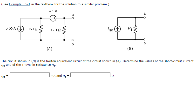 Solved (See Example 5.5-1 in the textbook for the solution | Chegg.com