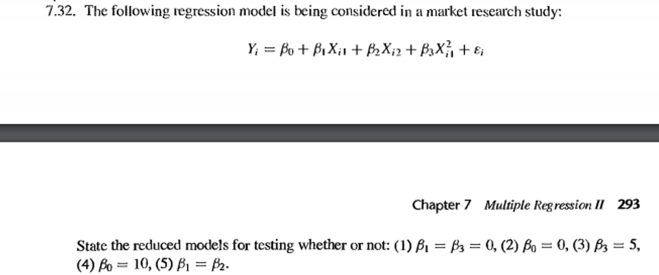 regression loss can't decrease · issue #662 ·... Solved 7.32. The following regression model is being | Chegg.com