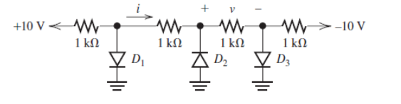 Solved Find the conduction states of the diodes. Use a | Chegg.com