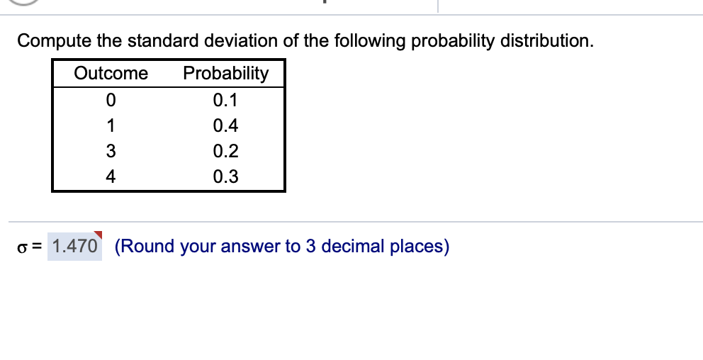 Solved Compute the standard deviation of the following | Chegg.com