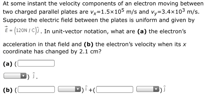 Solved At some instant the velocity components of an | Chegg.com