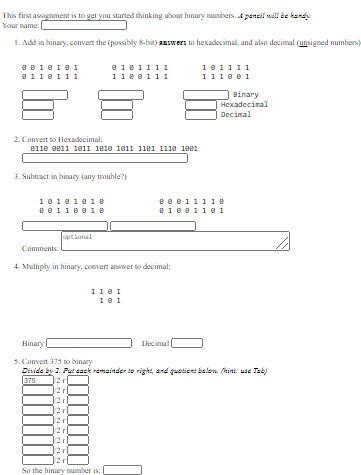 Solved This first assignment is to get you started thinking | Chegg.com