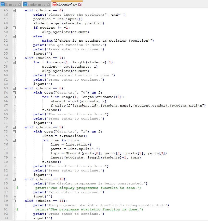 For the \student" sample application we discussed in | Chegg.com