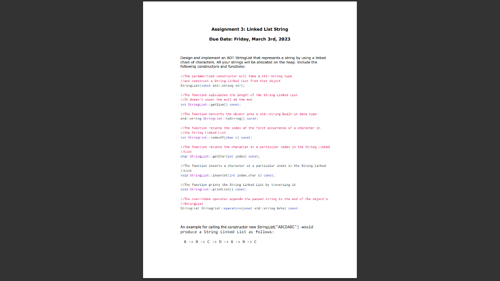 Solved using c++, show me all the necessary files and code | Chegg.com
