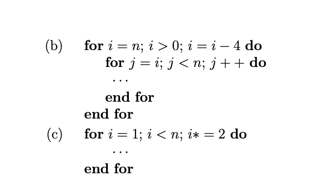 Solved 2. Evaluating Runtimes (10 points): Give the | Chegg.com