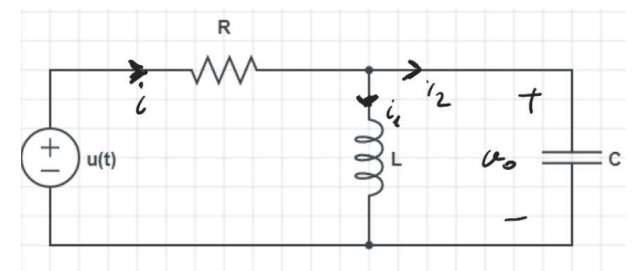 Solved 1) For the above RLC circuit, select the state | Chegg.com