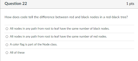 Solved Question 21 1 pts What is the purpose of coloring the | Chegg.com