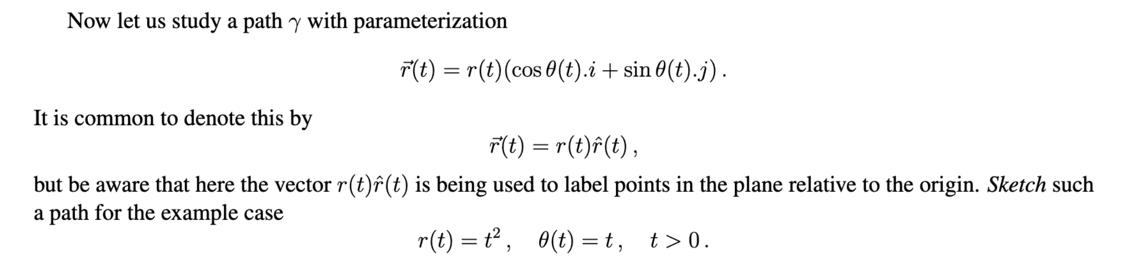 Solved Now let us study a path y with parameterization r(t) | Chegg.com