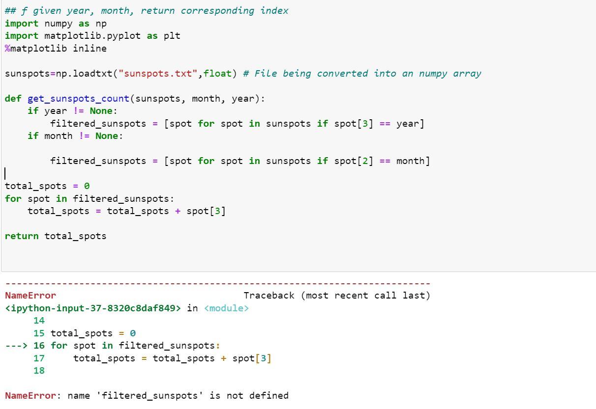 Coding Language, Python, Jupyter Notebook (NUMPY) I | Chegg.com
