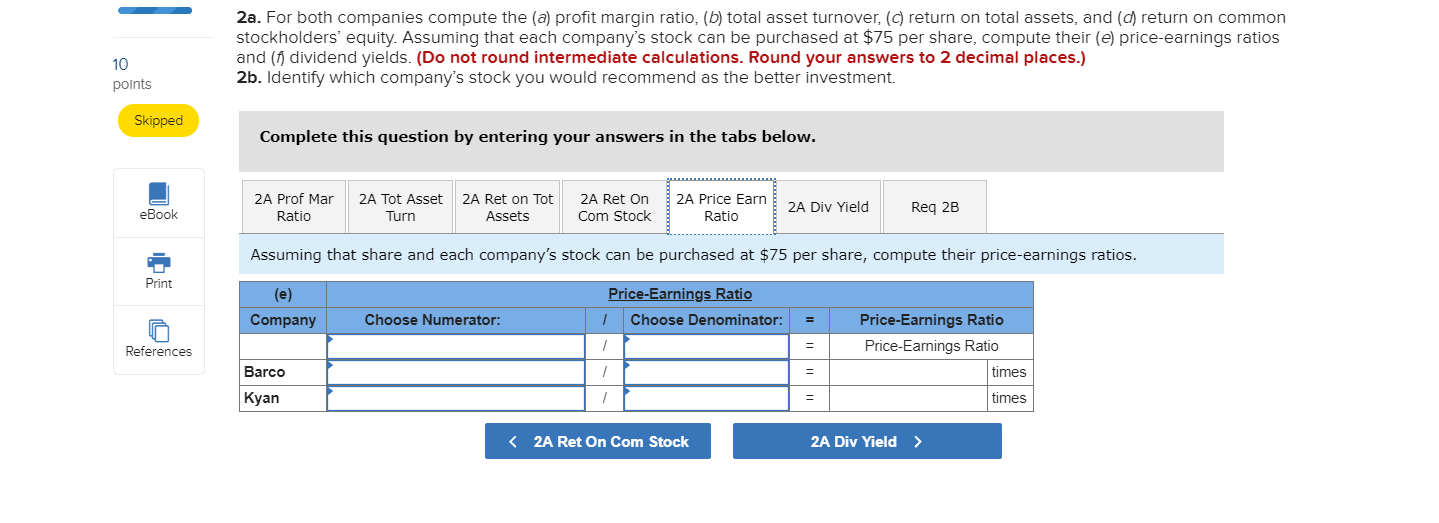 Solved Required Information Part 2 of 2 [The following | Chegg.com