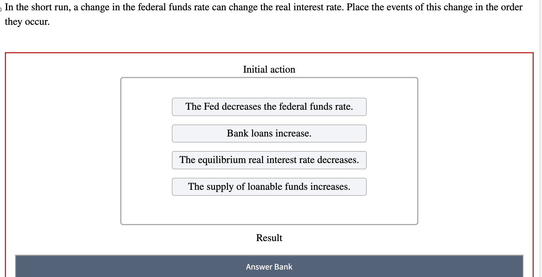 Solved In the short run, a change in the federal funds rate | Chegg.com