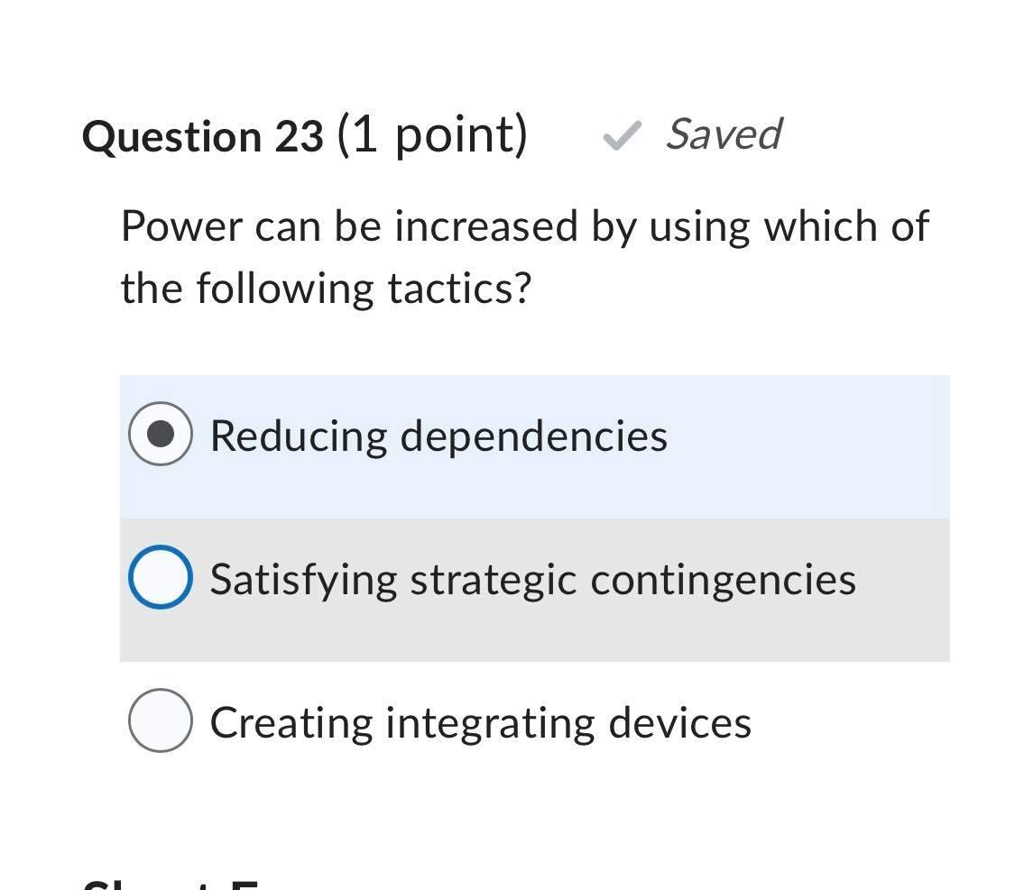 Solved Power can be increased by using which of the | Chegg.com
