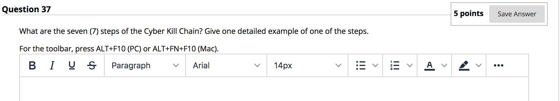 Solved Question 37 5 points Save Answer What are the seven | Chegg.com