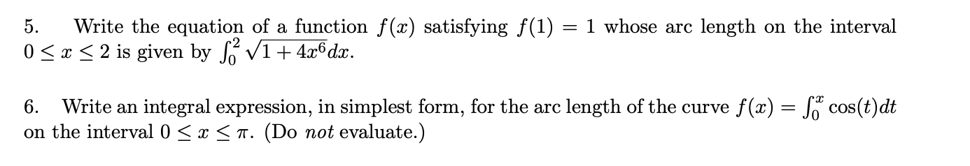 Solved 5. Write the equation of a function f(x) satisfying | Chegg.com