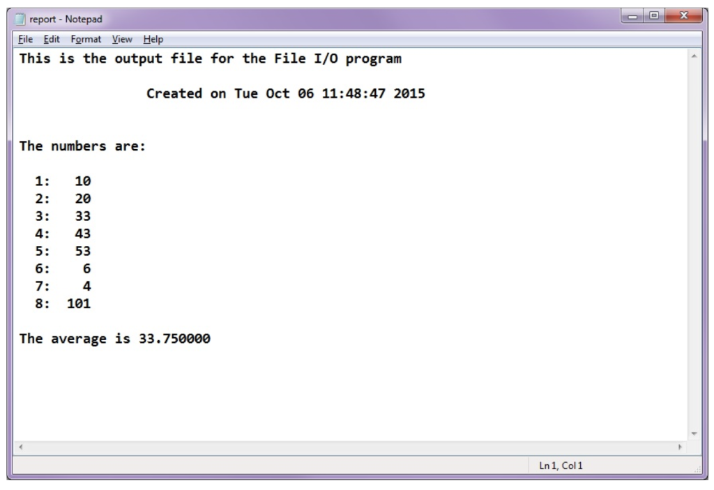 Solved 1.4 Write a program that asks the user for a series | Chegg.com