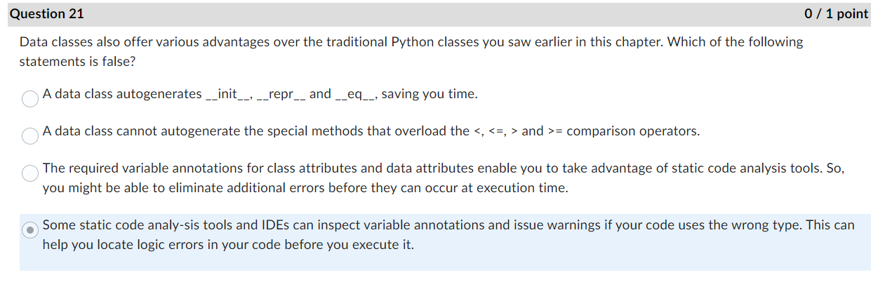 Solved Data classes also offer various advantages over the | Chegg.com
