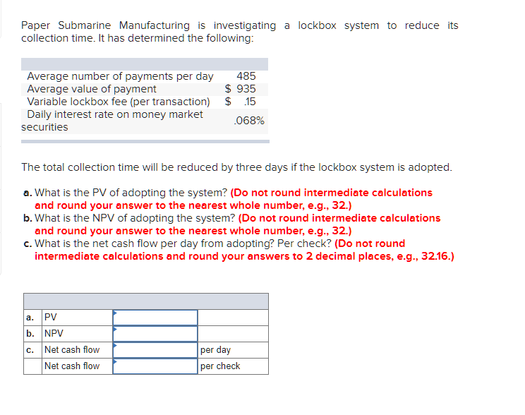 Solved Paper Submarine Manufacturing is investigating a