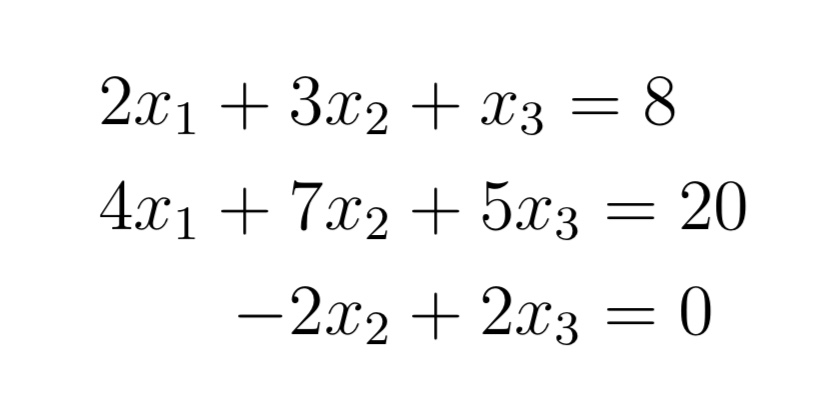 Solved For the system of equations below, express it in | Chegg.com