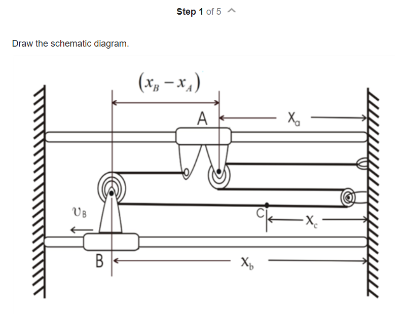 Solved In The Position Shown.collar B Moves To The Left With | Chegg.com