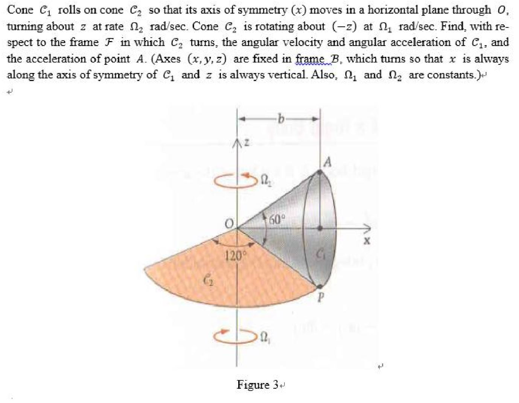 Cone e1 Tolls on cone e2 so that its axis of symmetry | Chegg.com