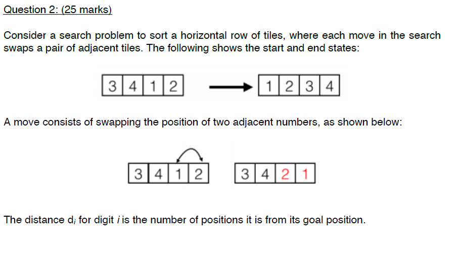 Solved Question 2 25 marks Consider a search problem to Chegg