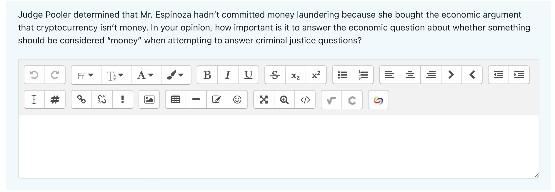 Solved Judge Pooler determined that Mr. Espinoza hadn't | Chegg.com
