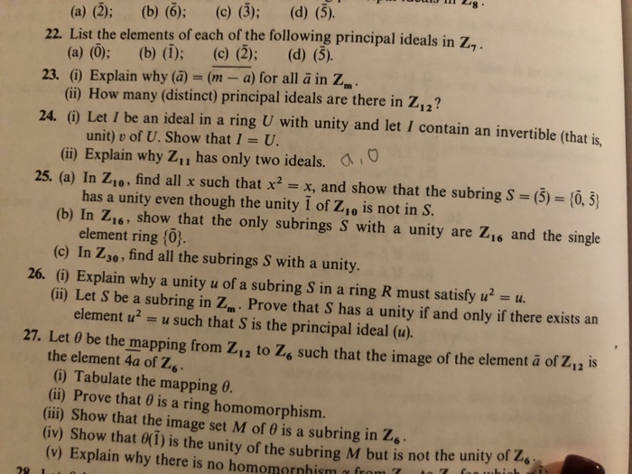 Solved 8 22. List the elements of each of the following | Chegg.com