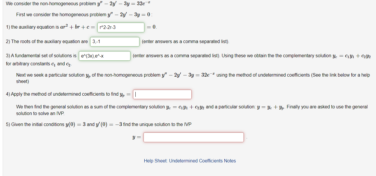 Solved We Consider The Non-homogeneous Problem | Chegg.com