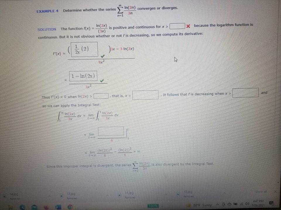 solved-example-4-determine-whether-the-series-ln-2n-3n-chegg