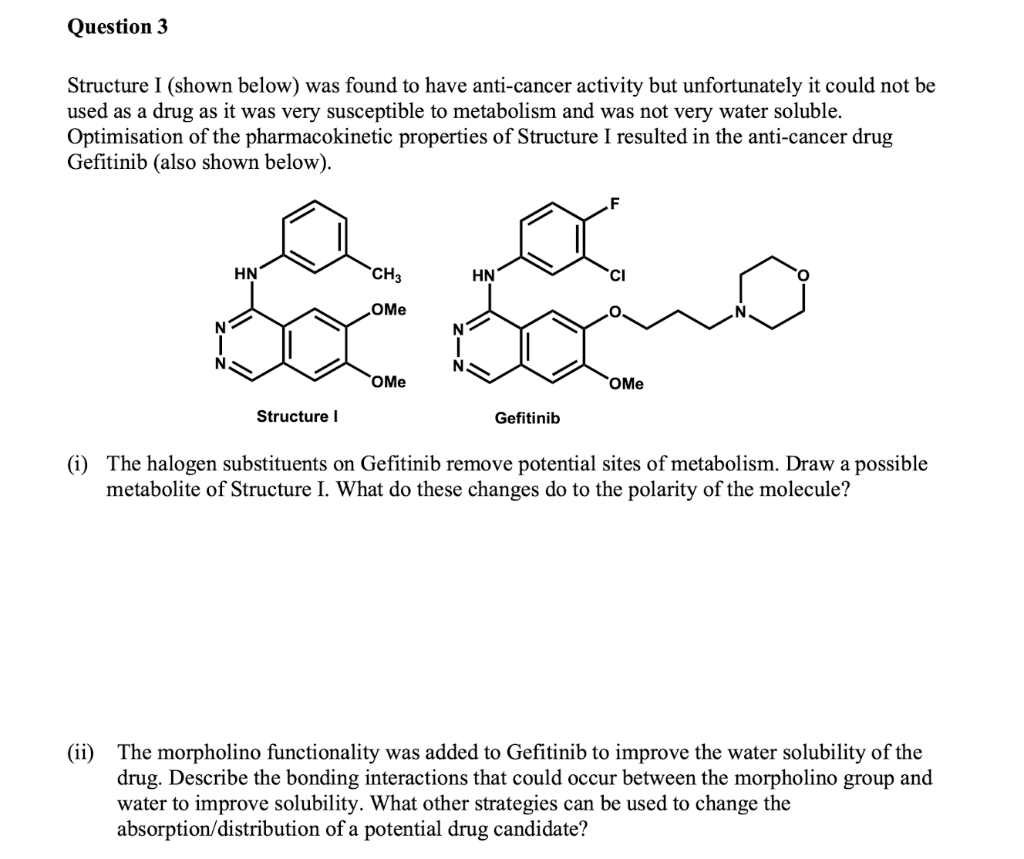 Solved Structure I (shown Below) Was Found To Have | Chegg.com