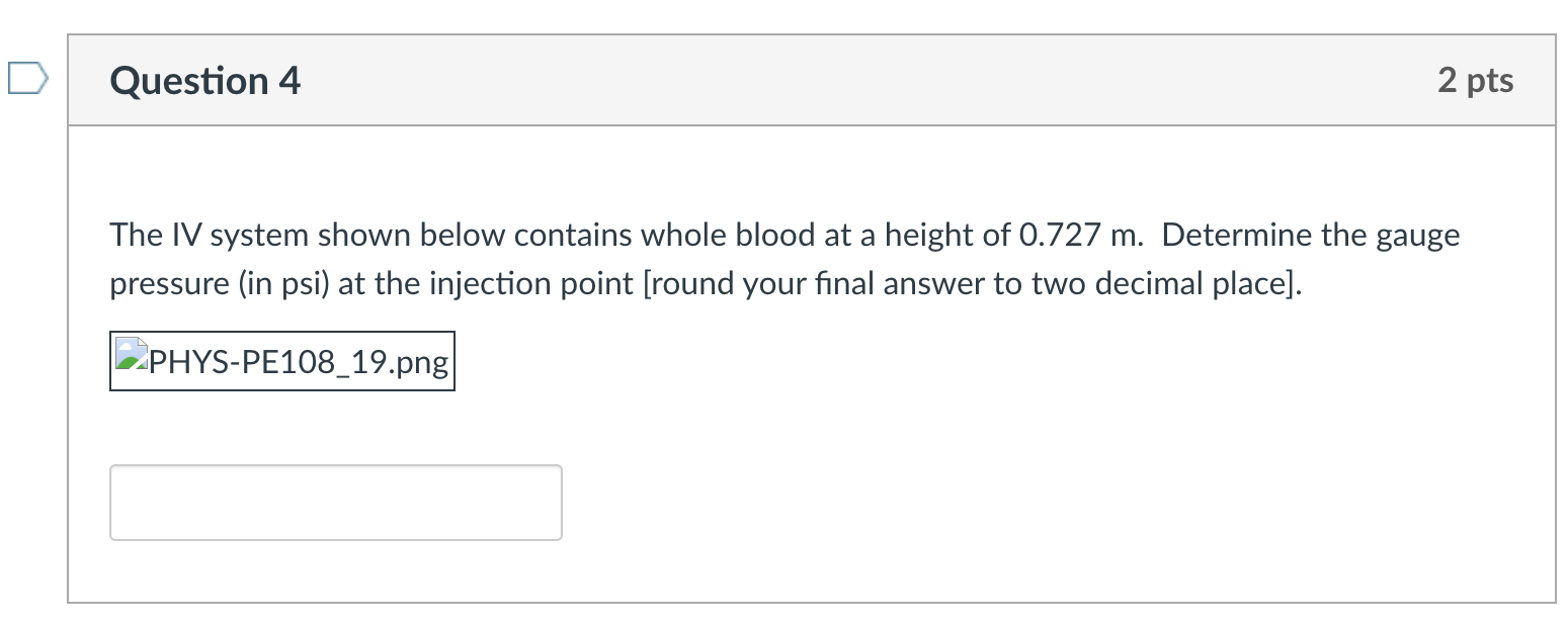 Solved D Question 4 2 pts The IV system shown below contains | Chegg.com