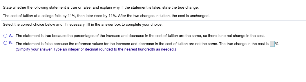 Solved State whether the following statement is true or | Chegg.com