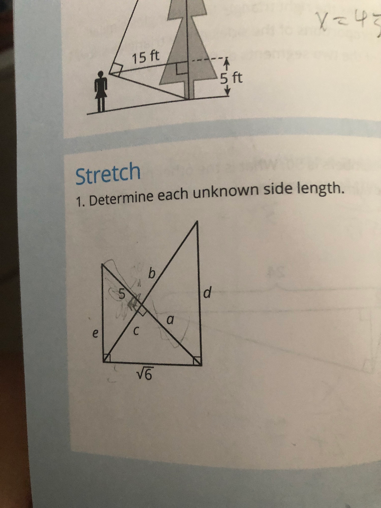 Solved X 40 15 Ft 5 Ft Stretch 1 Determine Each Unknow Chegg Com