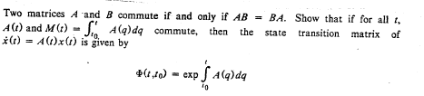 Solved Two matrices A and B commute if and only if AB = BA. | Chegg.com