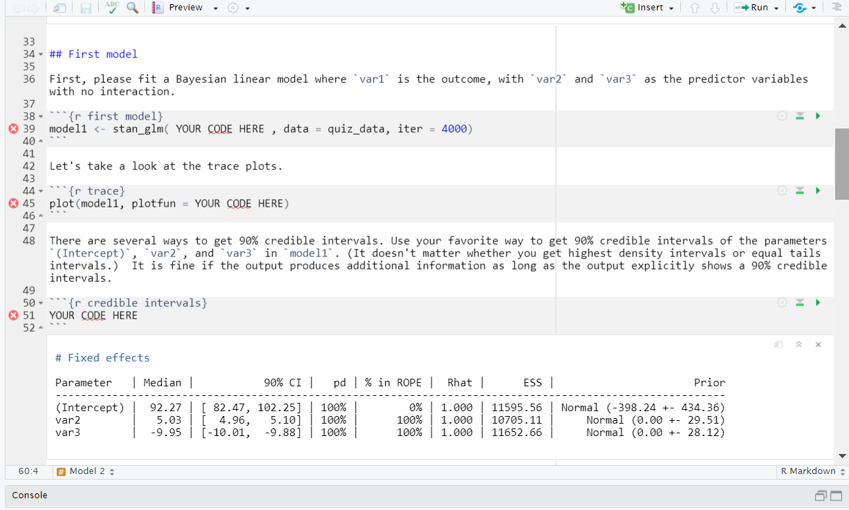 r code for assignment