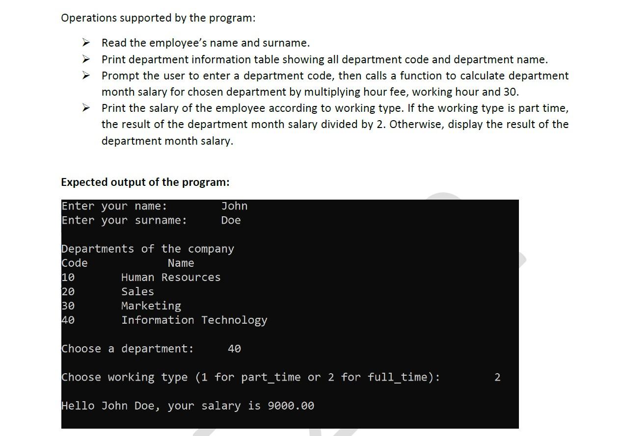 Solved QUESTION Write a program that calculates the salary | Chegg.com
