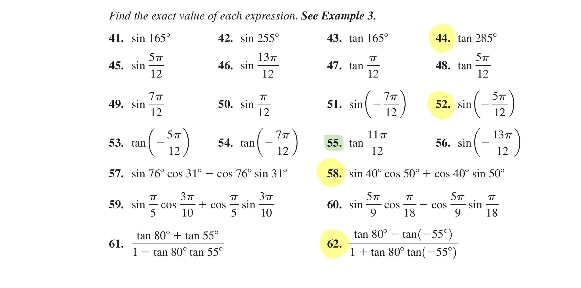 solved-find-the-exact-value-of-each-expression-see-example-chegg