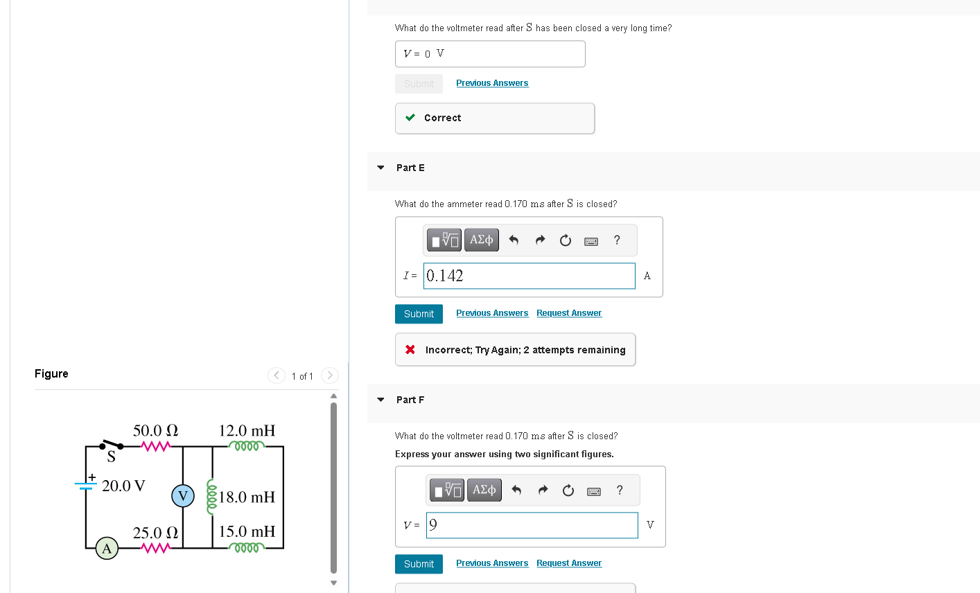 Solved In the circuit shown in the figure (Figure 1), the | Chegg.com
